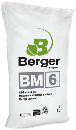 Berger BM 6 3.0 Cu. Ft. Bag - 54 per Pallet - Soilless Growing Media